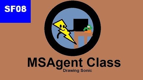 MSAgent Class - Drawing Sonic!