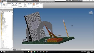 Autodesk Inventor Tutorial - Desktop Organizer Animation in Inventor Studio