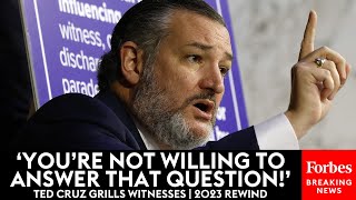 Ted Cruz Does Not Hold Back Grilling Biden Officials, Witnesses | 2023 Rewind
