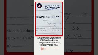 Baey Yam Keng Posts Old Tampines Certificate… The Spelling Shocked Everyone #SG #Tampines