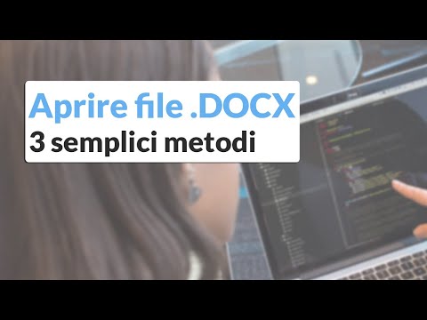 Video: Come Aprire Un File Dock