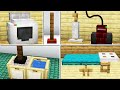 Minecraft Household Build Hacks & Decorations you can do in Java and Bedrock!