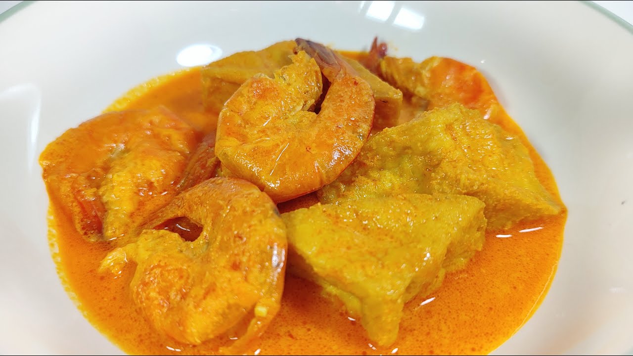 GINI CARA MASAK RESEP GULAI UDANG DAN TAHU PADANG | MASAKAN PADANG