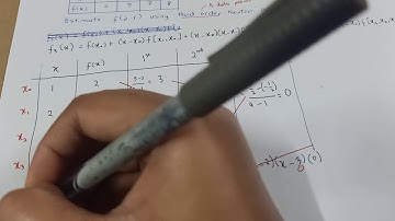 Newton Interpolating Polynomial : EXAMPLES (Part 3 of 3)