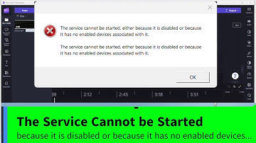 Microsoft Clipchamp/Windows Store Apps Crashing & Says "The service cannot be started" {FIX}