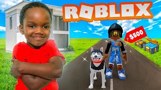 3yr Old Takes Dad&#39;s Credit Card To Buy ROBUX *$500 Avatar Makeover*