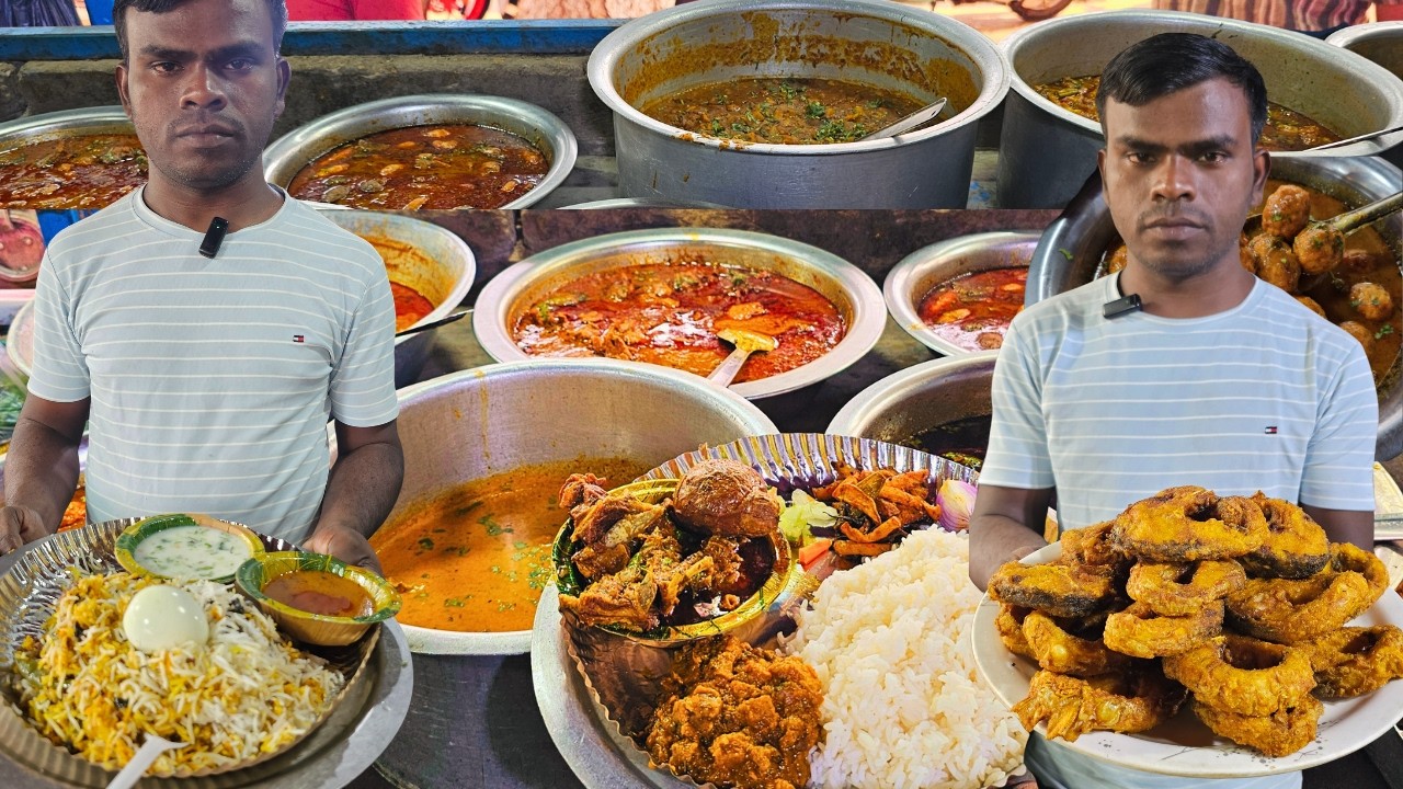 Unlimited Thali Rs.80/-Only | Best Veg & Nonveg Meal In Bhubaneswar | Street Food India