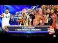 Jey uso vs the entire bloodline 1v7 guantlet match for the peoples championship  wwe 2k24