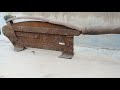 Extremely Rusty Large Cut Medicine Knife Japanese Restoration