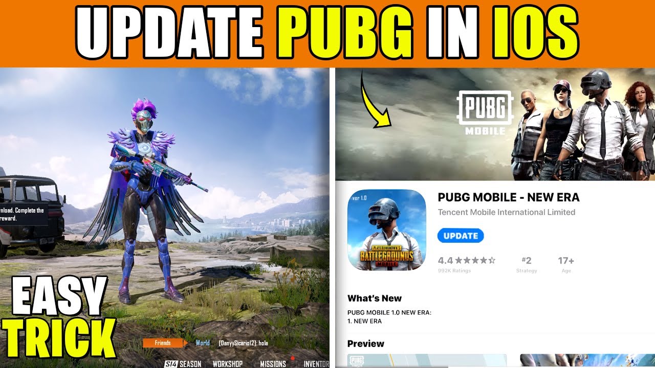 HOW TO UPDATE/DOWNLOAD PUBG MOBILE NEW ERA IN IPHONE & IPAD - YouTube