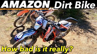 Amazon 250cc Dirt bike trail ride review X pro Templar 250