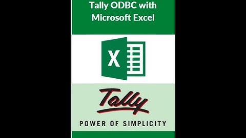 Tally ODBC with Microsoft Excel