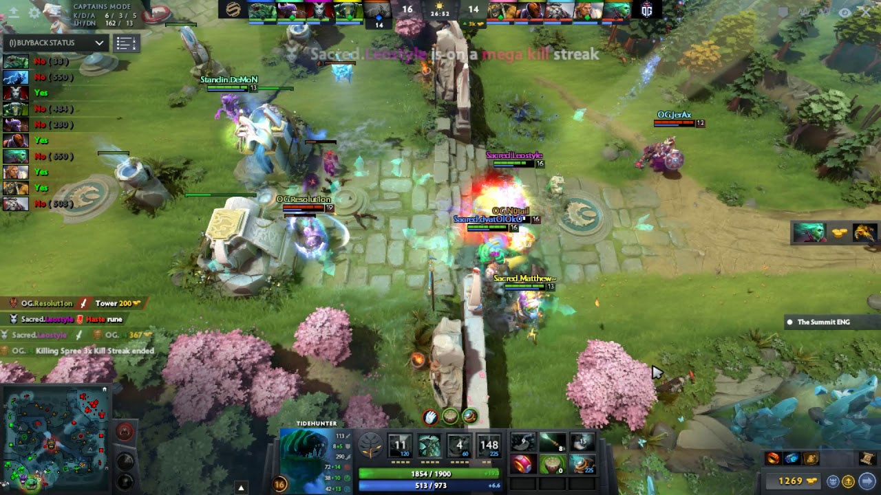 Sacred VS OG Dota 2 Summit 8 Series Highlights