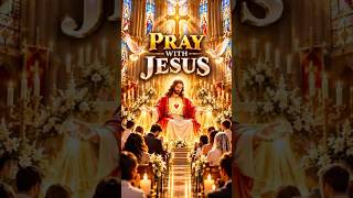 🙏 PRAY WITH JESUS ✨ | Peaceful Christian Meditation, Prayer &amp; Healing Light #Shorts #livemeditation