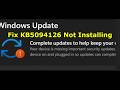 Fix Windows 11 Update KB5094126 Install Error Device Is Missing Important Security Updates