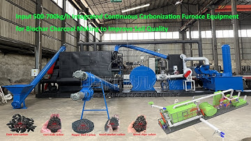 ♻️Integrated continuous carbonization furnace equipment for biochar charcoal to improve soil quality