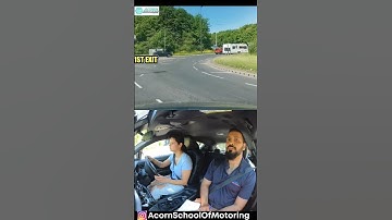 MAJOR ROUNDABOUT 3RD EXIT #roundabout #signs #drivinglessons #learning #viralvideo  #fyp  #youtube