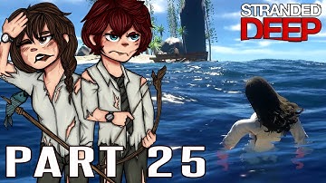 WE BOTH ALMOST DIED! - STRANDED DEEP Co-op Let