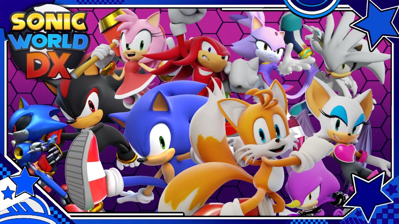 Playable Frontiers Sonic in Sonic World DX 