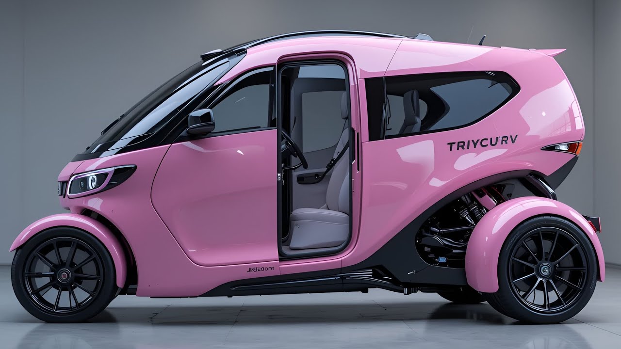 2025 Pink Tricycle RV Camper Review – The Most Stylish Tiny Home on Wheels!
