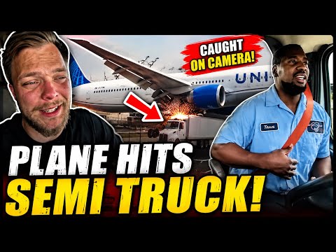 Trucker Reacts To United Airlines Plane Hitting Semi Truck