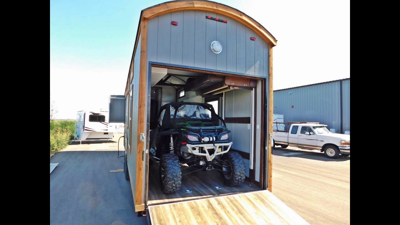 Tricked Out Tiny House Toy Hauler You