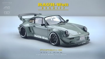 RWB Porsche 930 | Tamiya | 1/24 | Scale Model Full Building | Uncut Version | ASMR |