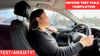 Driving Test Fails Compilation | Test - Anxiety 😟#failed #g2test