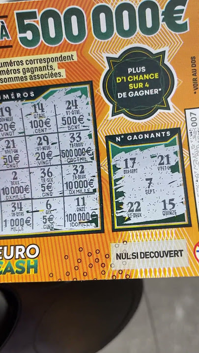 €100.00 CASH #gains #win #17 #21 #fdj #illiko #grattage #abonnetoi #cash #shorts