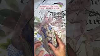 Lil’ Cottage Junk Journal Flip + Free Printables! #PaperCraftSocials #junkjournals