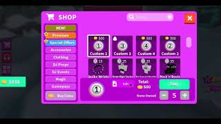 Trying out this new CUSTOM DJ EVENT | Splash Roblox | β οΈ FLASHING LIGHTS β οΈ