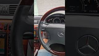 2001 Mercedes CL 500 5L V8 C215 interior.