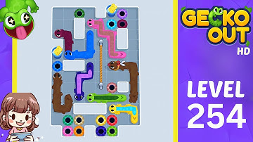 Gecko Out Level 254 Solution Walkthrough