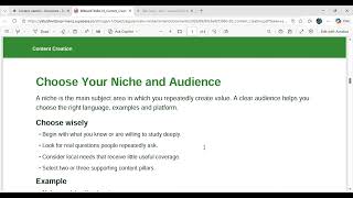 Content creation Module 3