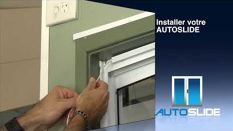 AutoSlide Automatic Door System Installation in French