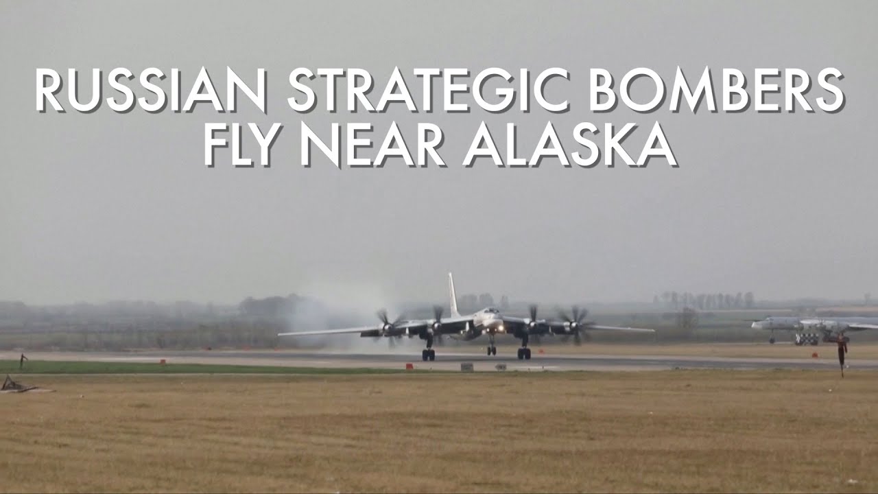Russian strategic bombers flew over neutral waters near Alaska YouTube