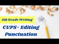 Punctuation Editing Quiz