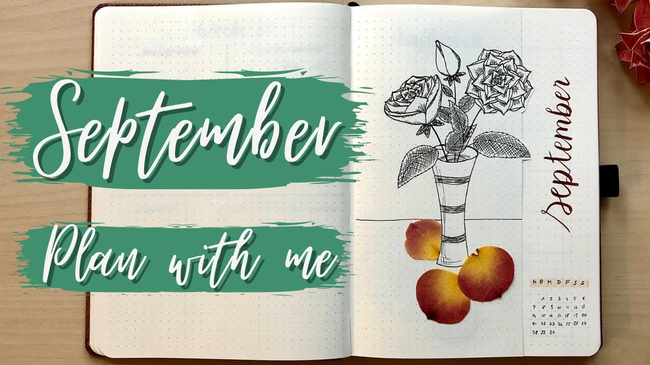 SEPTEMBER Bullet Journal Setup 2020 | PLAN WITH ME | Dutch-Door im BuJo | deutsch