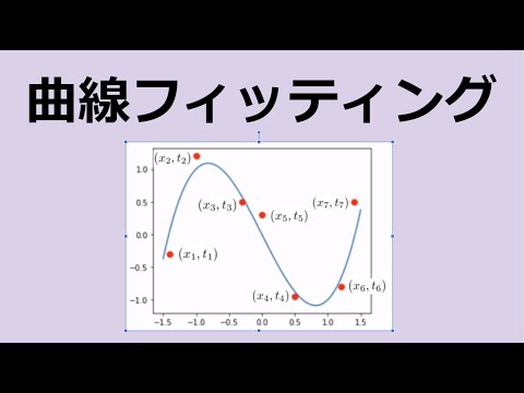 曲線フィッティング