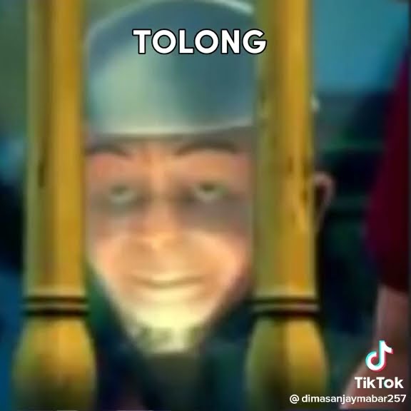 tolong tolong ada serigala disini... meme upin ipin