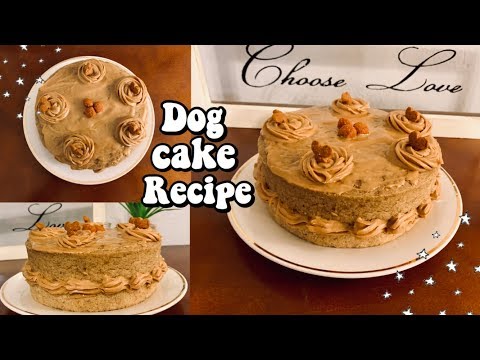 Easy Dog Cake Recipe! (6 ingredients) How to make cake for dogs | paola espinoza