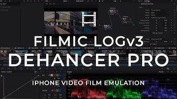 How to use Dehancer Pro in DaVinci Resolve with FiLMiC Pro LOGv3 iPhone video