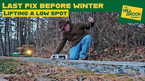 Fixing the track: because WINTER