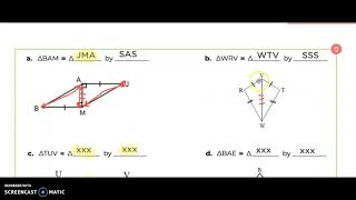 Unit 4 Test Correction Part 1 (LT #2)