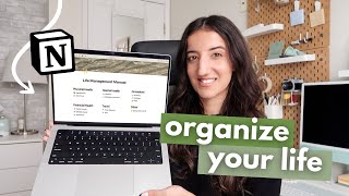 organize your life with NOTION (step-by-step tutorial for beginners)