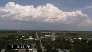 Convection over outflow boundary
