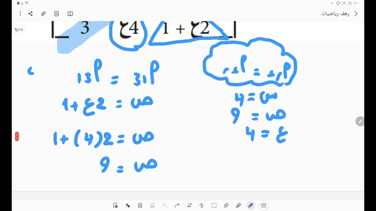 الفرق بين المصفوفتين المتماثلة او ملتوية التماثل