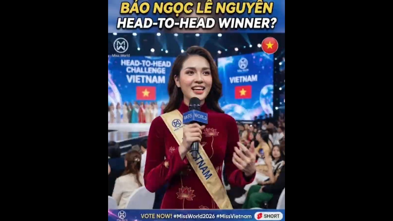 𝐈𝐌𝐏𝐑𝐄𝐒𝐒𝐈𝐕𝐄!!Miss Vietnam, Bảo Ngọc Lê Nguyễn #MissWorld2026 #missuniverse #beauty #missearthvietnam