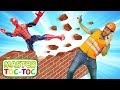 Vido en franais pour enfants master toctoc  36 spiderman aide la ville