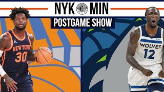 Knicks waste Julius Randle&#39;s career high 57 pts | New York Knicks vs Minnesota Timberwolves Postgame